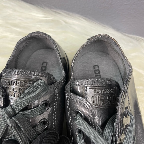 Converse Chuck Taylor All Star Metallic Water Repellent Low Top Sneakers Size 8 - Picture 4 of 9